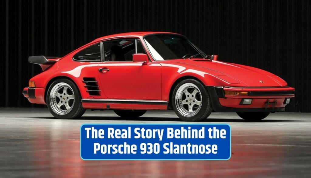The Real Story Behind The Porsche 930 Slantnose